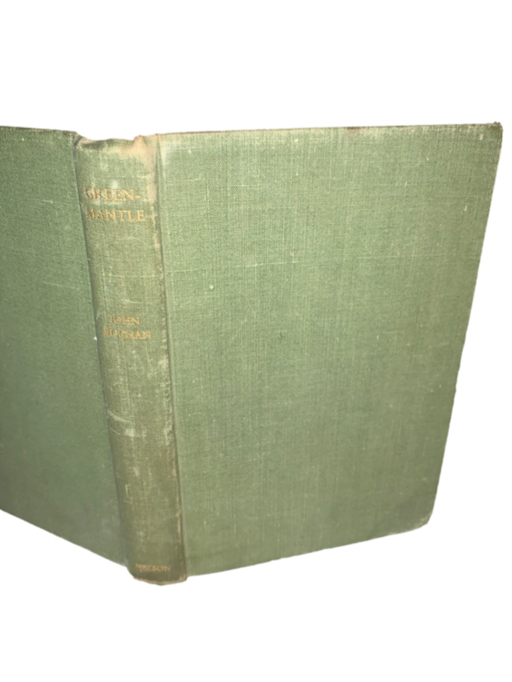 Vintage Thomas Nelson & Sons Greenmantle Book One Size Green Gold